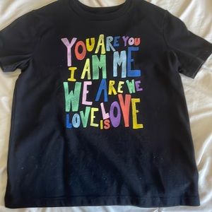 “love is love” tee for kids